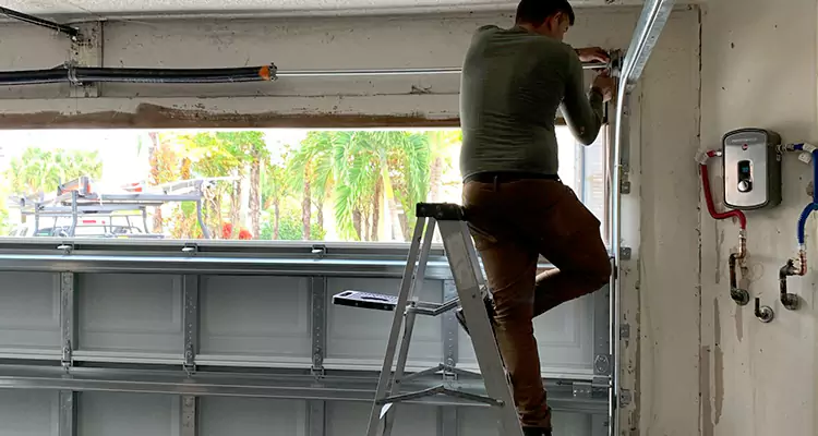 Garage Door Tension Spring Replacement in Tarpon Springs, FL