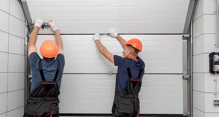 Garage Door Bottom Panel Repair in Tarpon Springs, FL